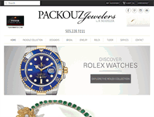 Tablet Screenshot of packouzjewelers.com